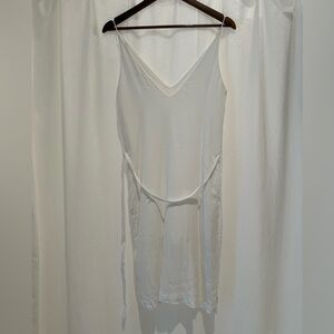 Pink Stitch white summer dress (from Revolve)